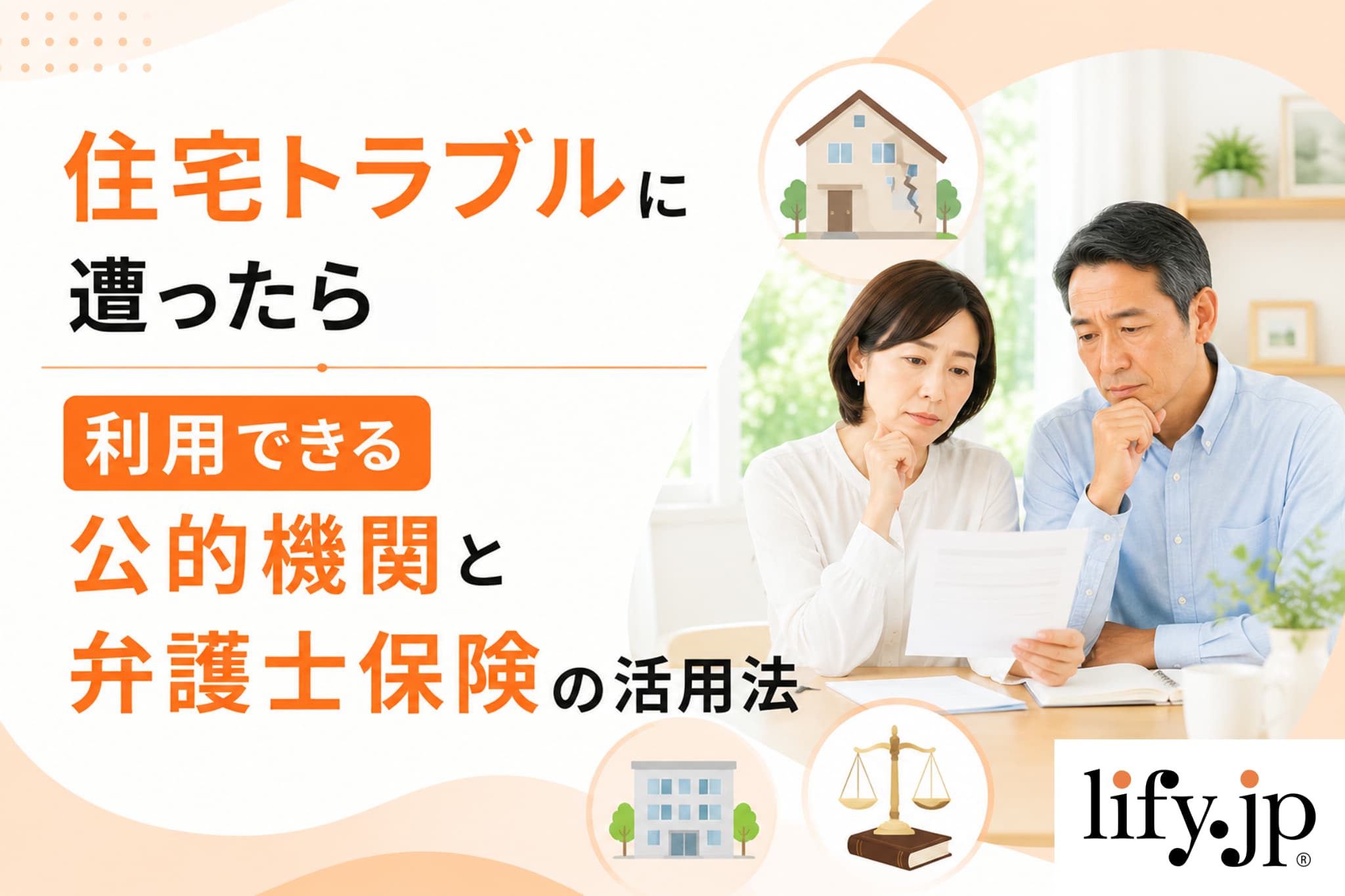 住宅トラブルに遭ったら、利用できる公的機関と弁護士保険の活用法