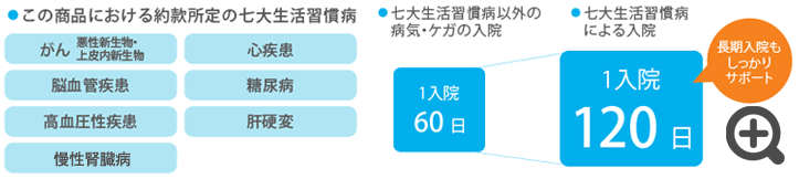 この商品における七大生活習慣病