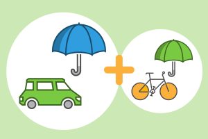 自動車保険にセットできる自転車の補償を解説